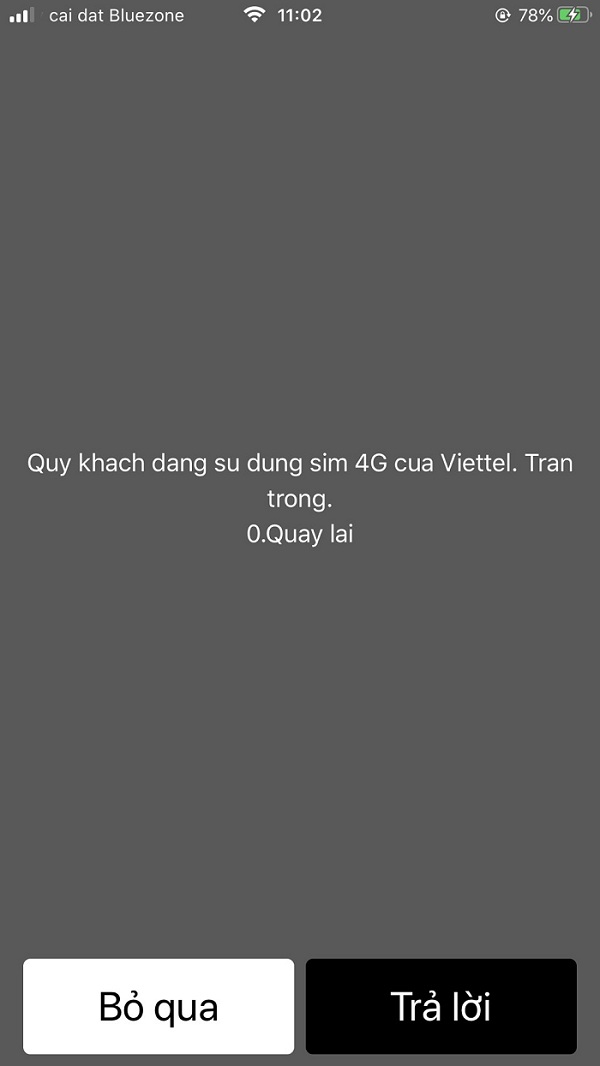 kiểm tra sim 3G hay 4G Viettel