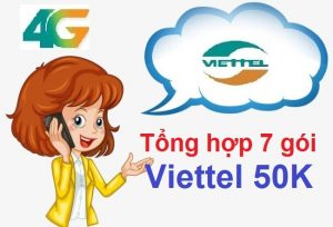 Gói cước Viettel 50k tháng