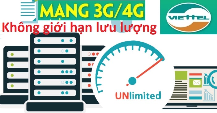 Gói cước 4G Viettel không giới hạn dung lượng