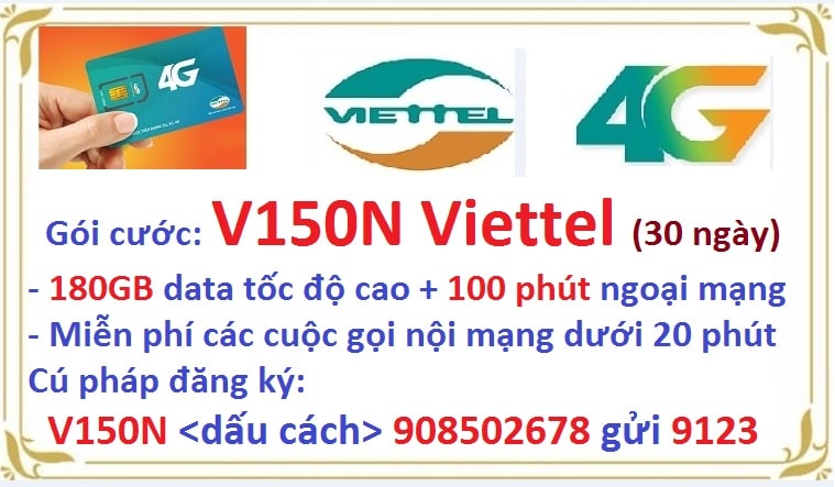 Gói V150N Viettel