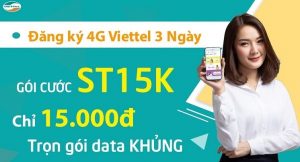 Gói cước 15k Viettel